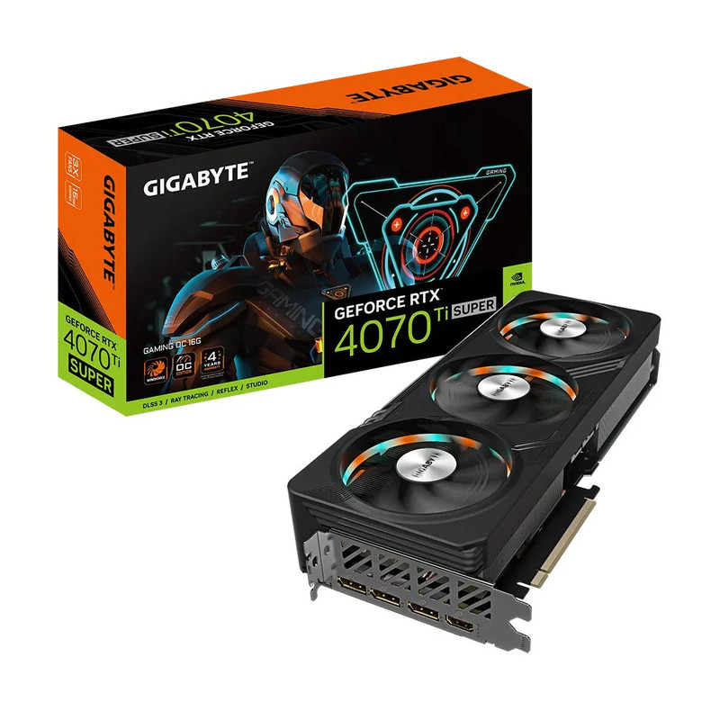 Gigabyte GeForce RTX 4070 Ti Super Gaming OC 16GB GDDR6X Graphics Card - كرت الشاشة